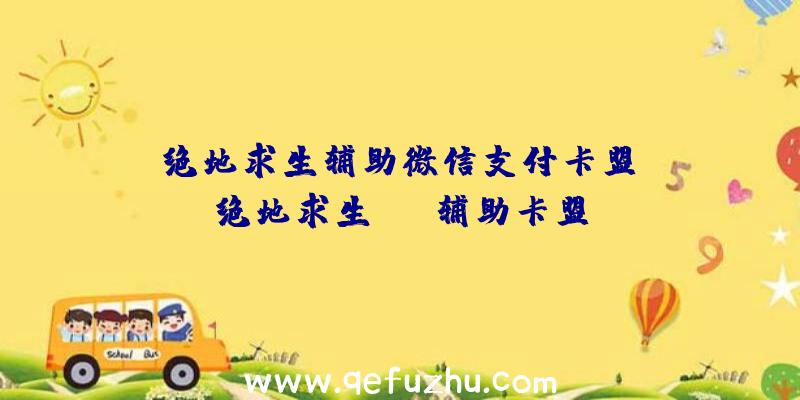 「绝地求生辅助微信支付卡盟」|绝地求生xyz辅助卡盟